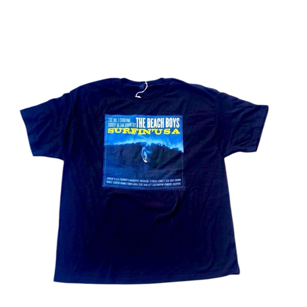 Limited Edition Surfer T-shirt Beach Boys Surfing in the USA Made on Maui - Picture 2 of 4